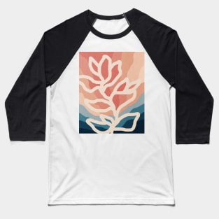 Abstract tropical leaves, Plant, Line art Baseball T-Shirt